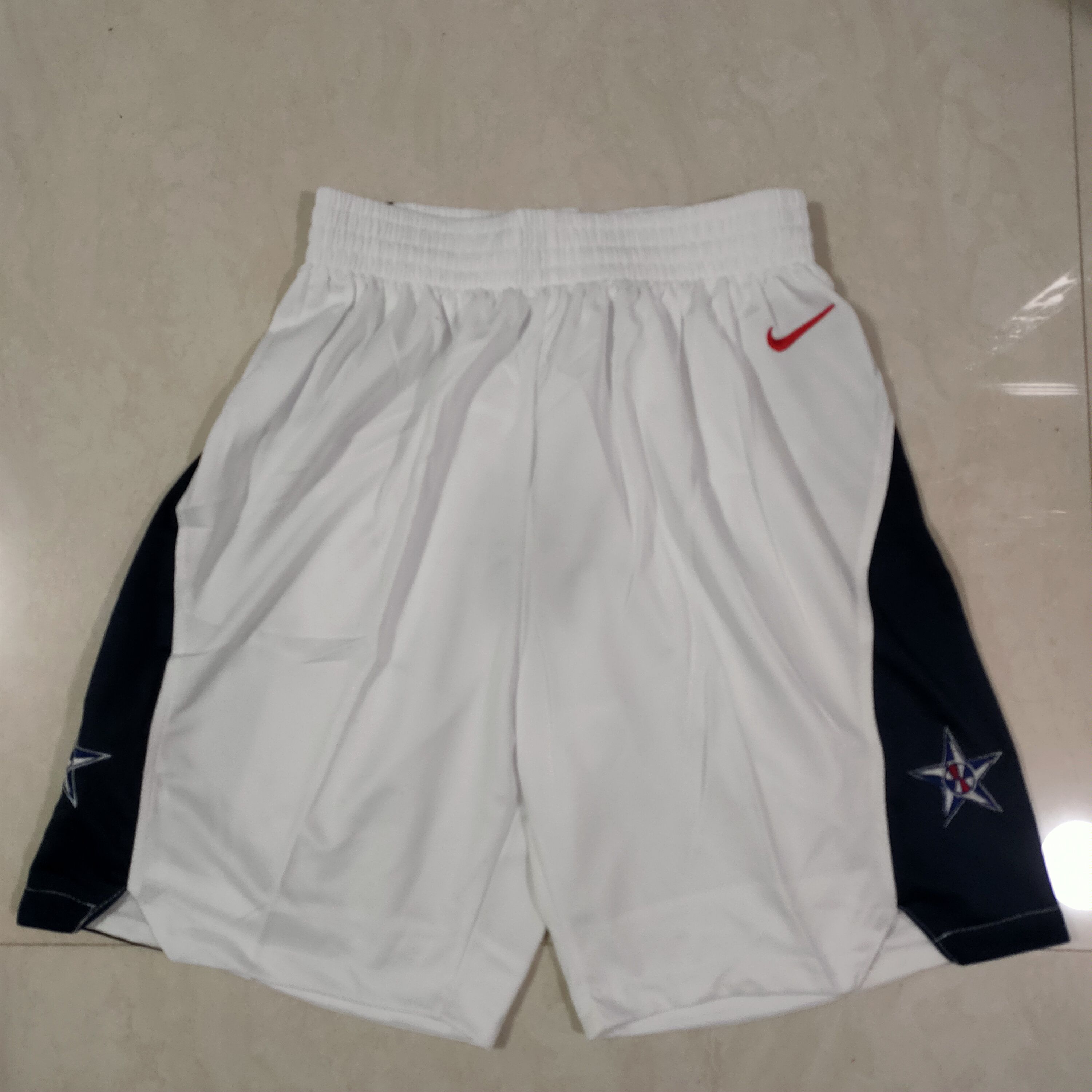 Men NBA Dream ten White Shorts 0416